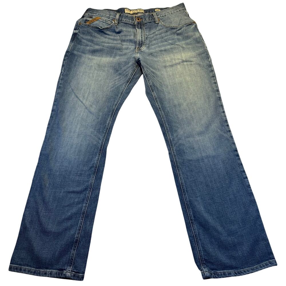 Ariat M4 Legacy Relaxed Straight Leg Jeans Mens 34x32 Medium Wash Blue